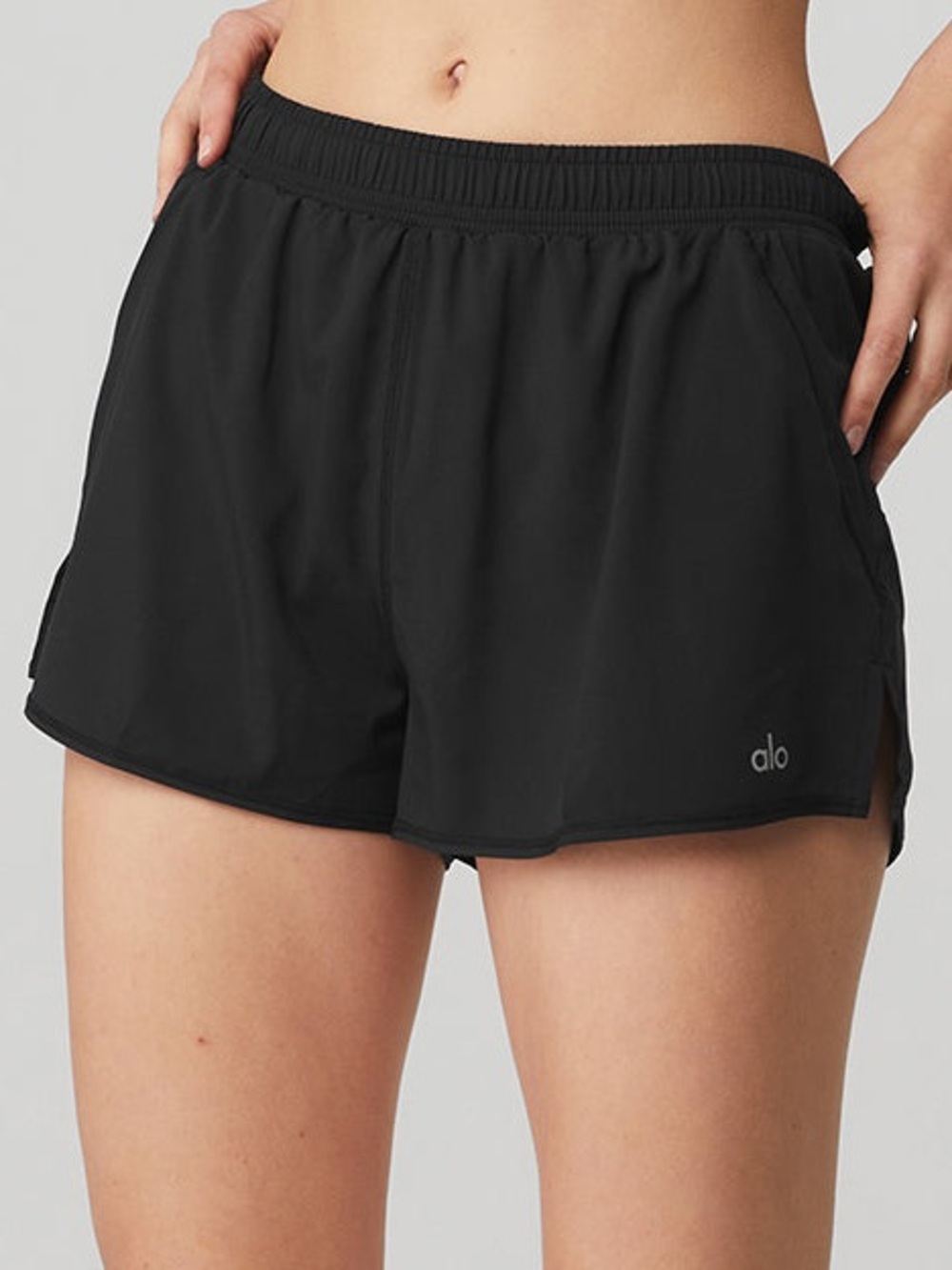 ALO Yoga Stride Shorts in Black